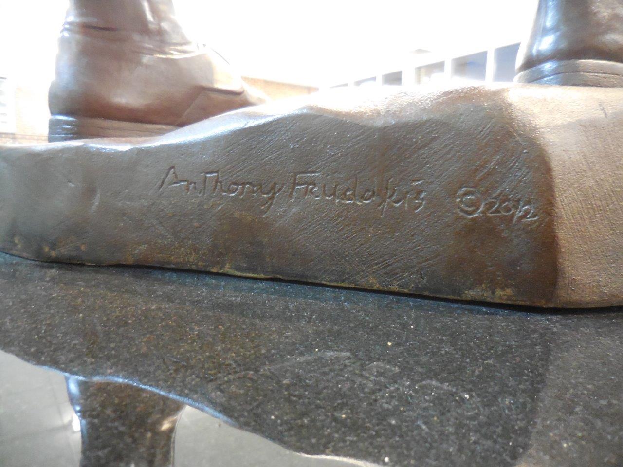 Thomas Jefferson statue at Thomas Jefferson High School in Council Bluffs, Iowa
