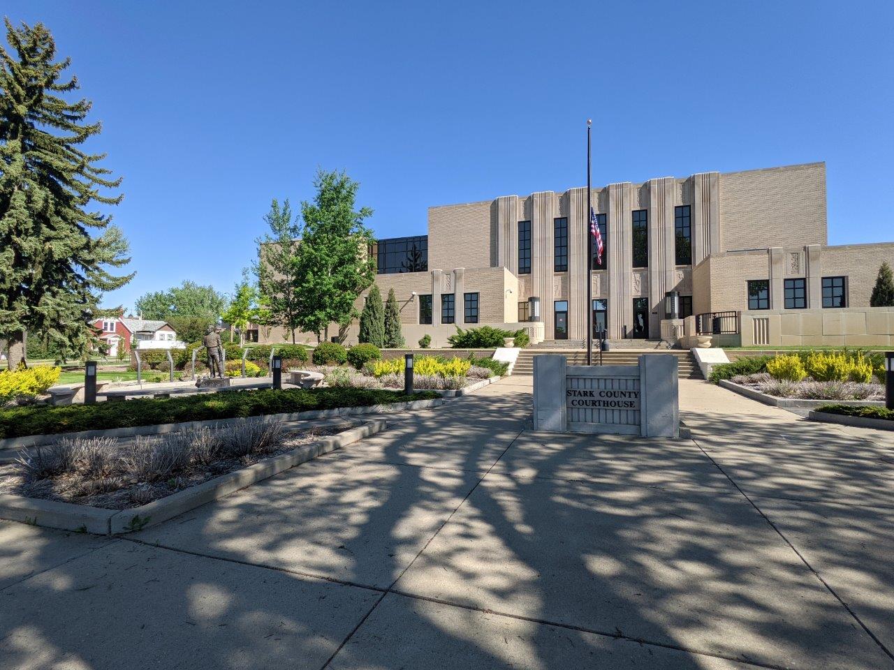 Theodore Roosevelt statue in Dickinson, North Dakota