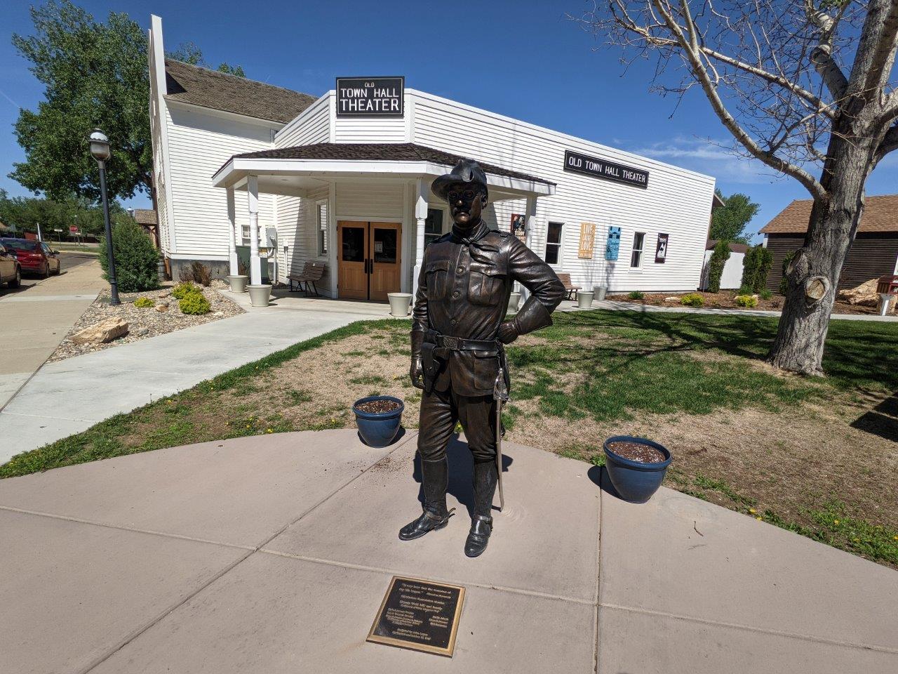 Theodore Roosevelt statue in Medora, North Dakota