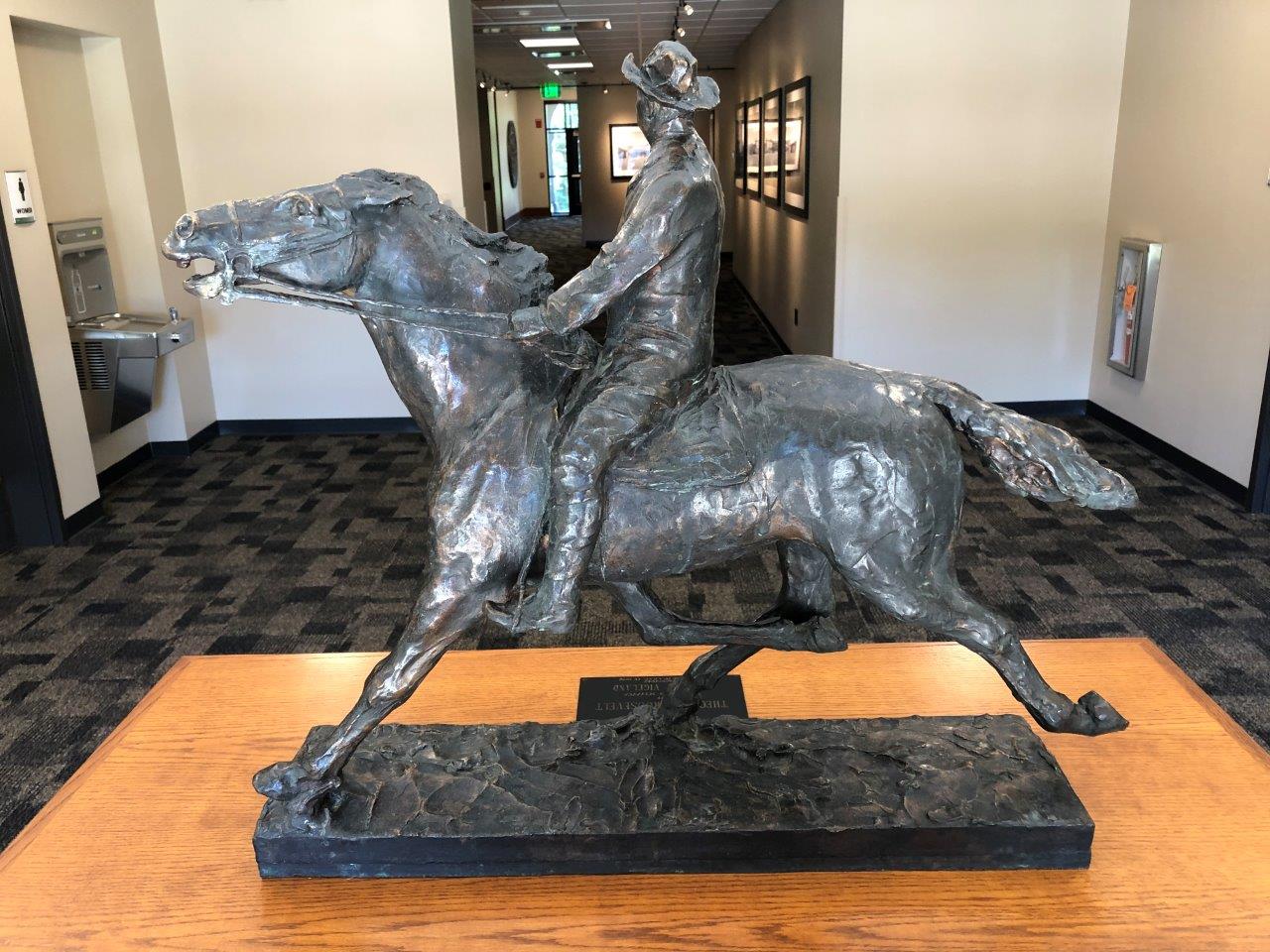 Theodore Roosevelt statue at North Dakota State University