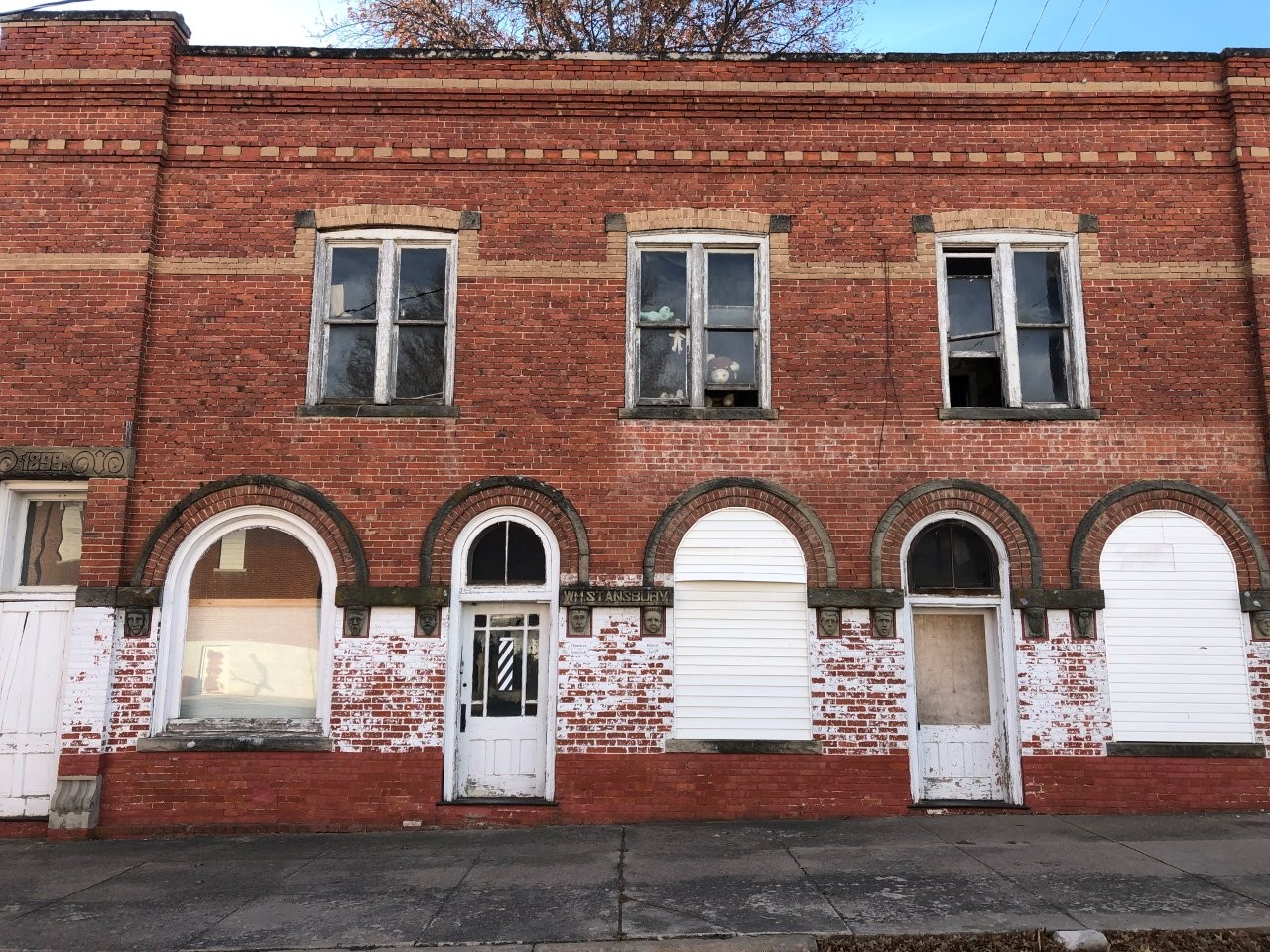 Theodore Roosevelt bust in Nelson, Nebraska