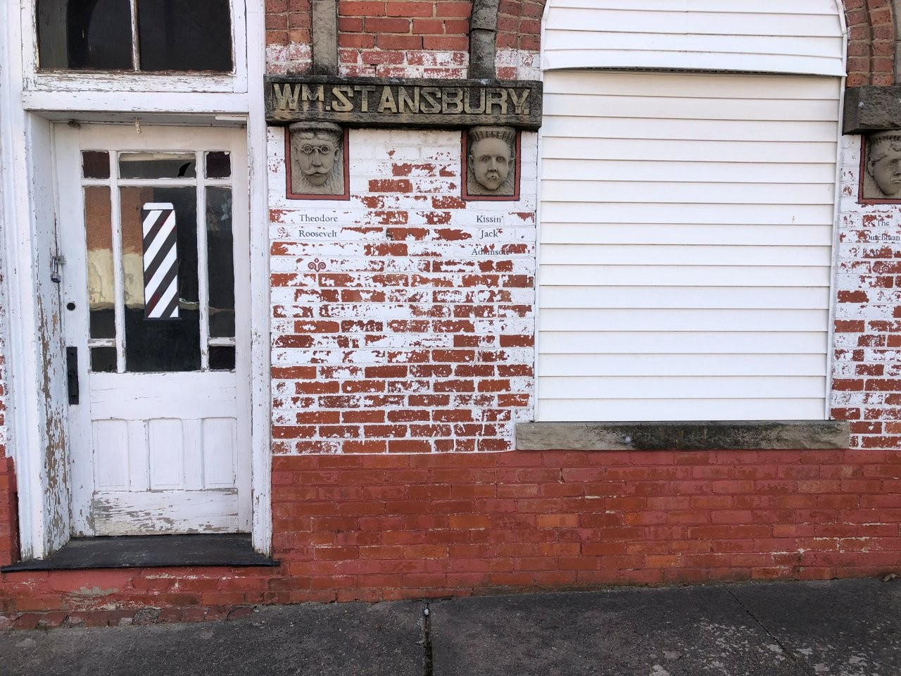 Theodore Roosevelt sculpture in Nelson, Nebraska