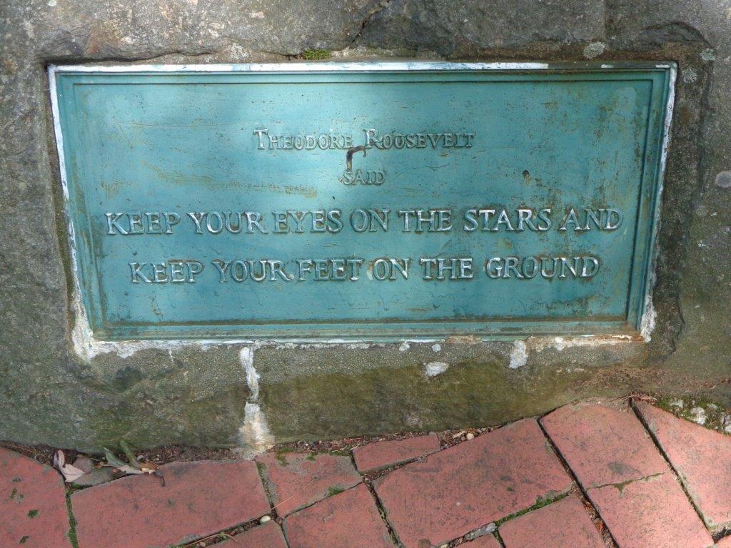 monument at Theodore Roosevelt's grave