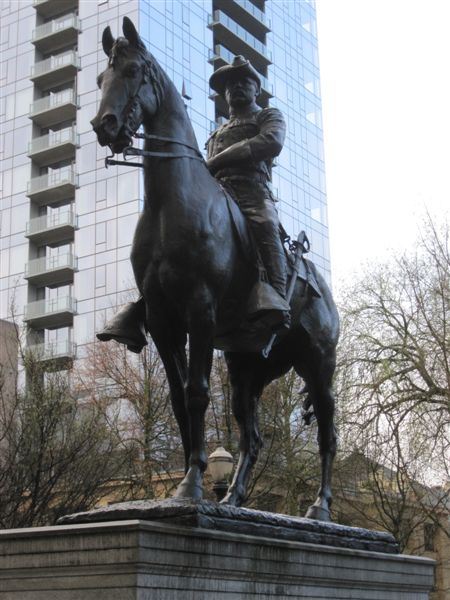 Theodore Roosevelt staute in Portland, Oregon