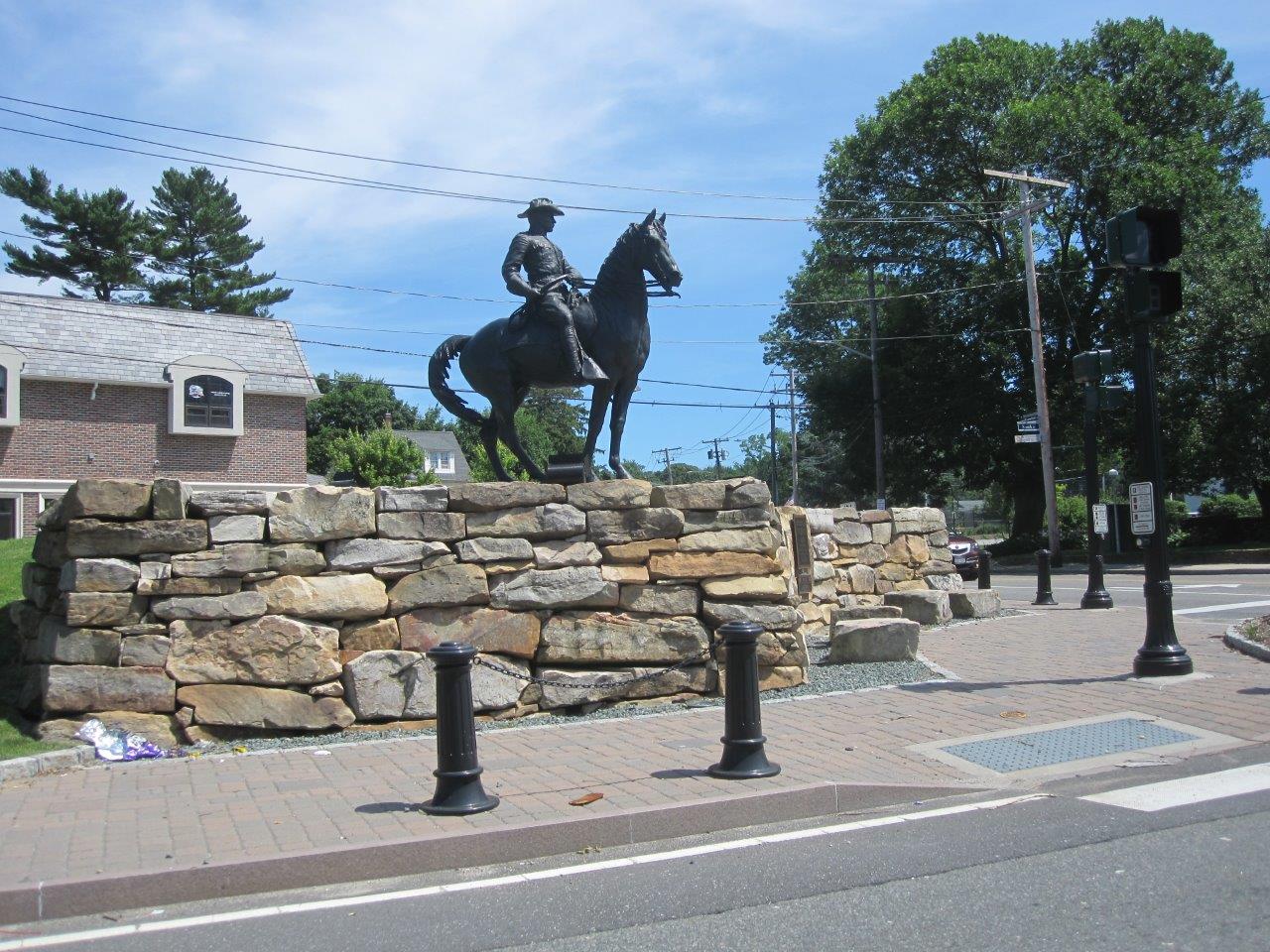 Theodore Roosevelt statue in Oyster Bay