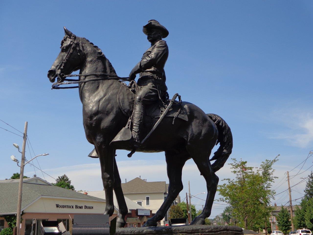 Theodore Roosevelt statue in Oyster Bay