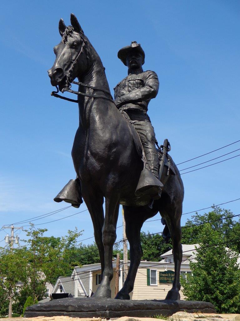 Theodore Roosevelt statue in Oyster Bay