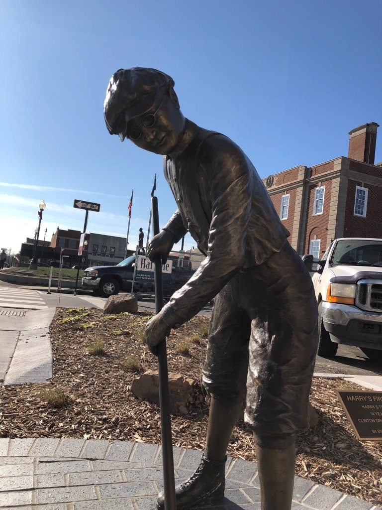 Harry Truman first job memorial in Independence, Missouri