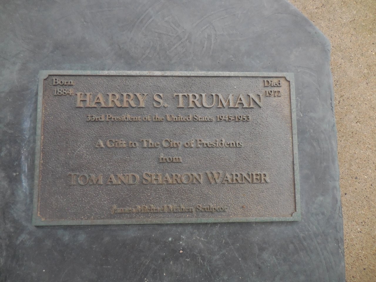 Harry Truman statue in Rapid City, South Dakota