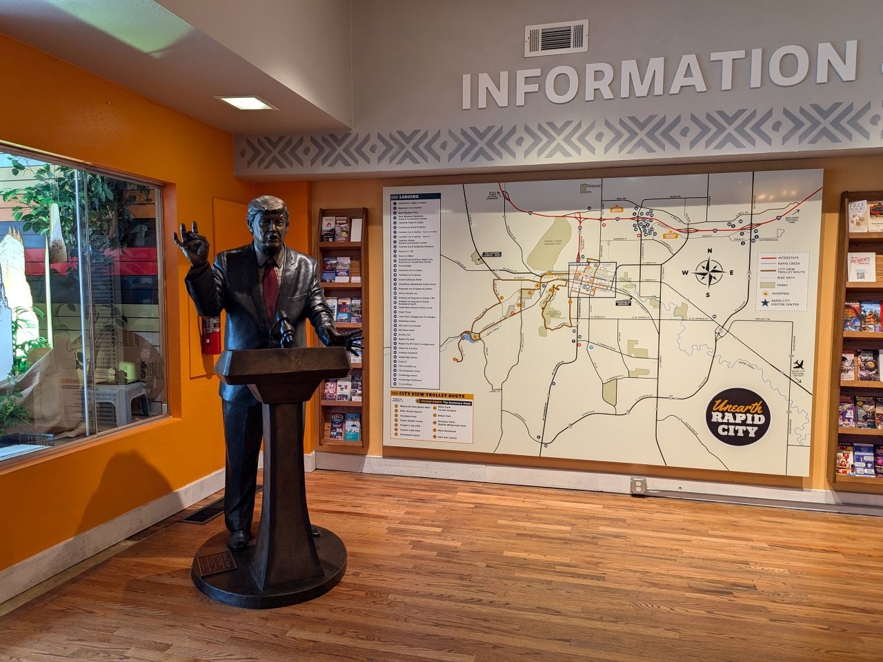 Donald Trump statue in Rapid City, South Dakota