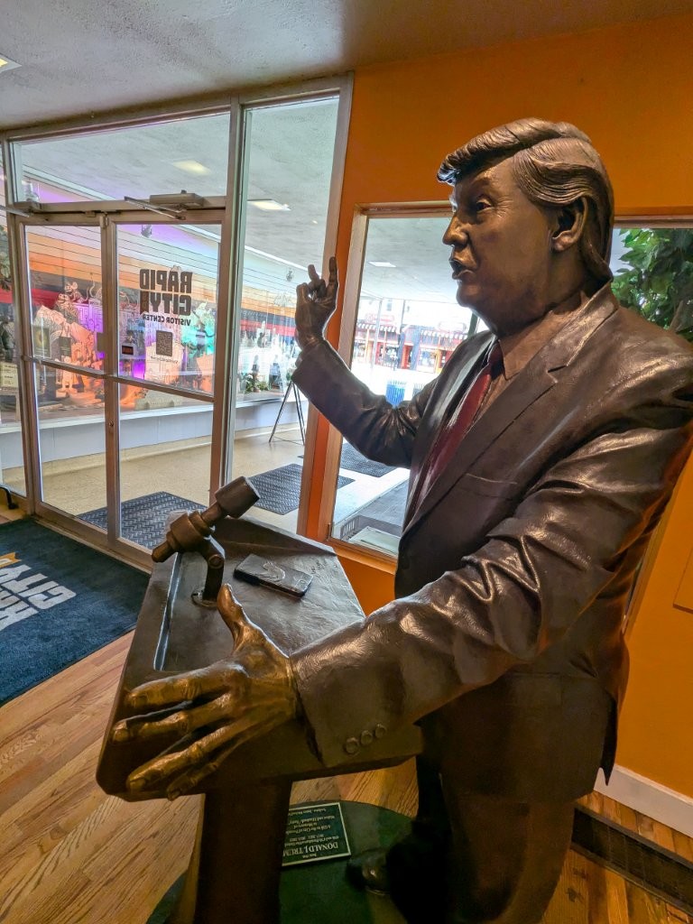 Donald Trump statue in Rapid City, South Dakota