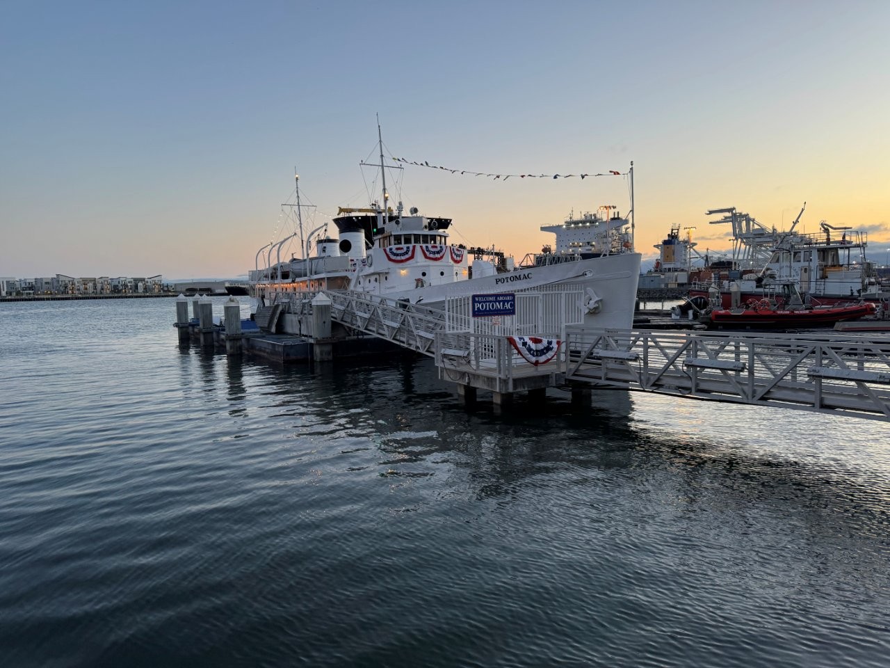 FDR's Presidential Yacht - USS Potomac in Oakland, California