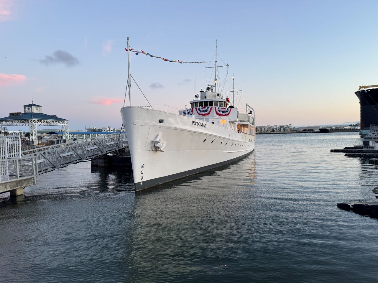 Presidential Yacht - USS Potomac in Oakland, California