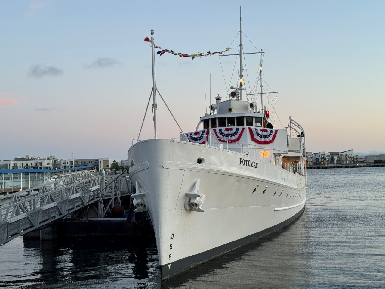 Franklin D. Roosevelt's Presidential Yacht - USS Potomac in Oakland, California