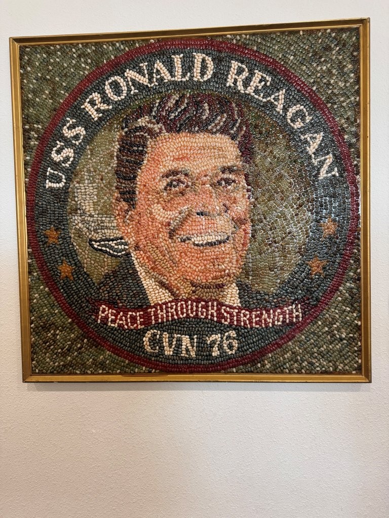 USS Ronald Reagan Jelly Bean portrait