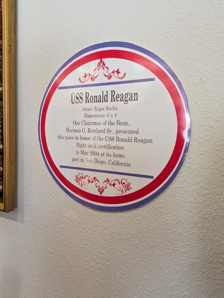 USS Ronald Reagan Jelly Bean artwork