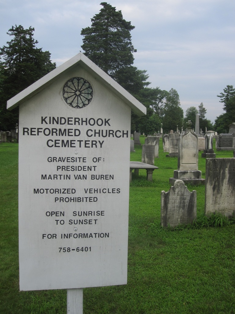 Martin Van Buren gravesite marker