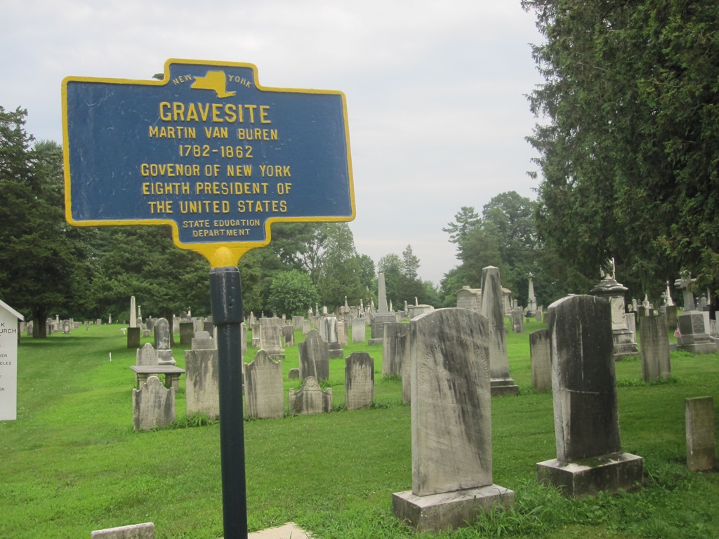 Martin Van Buren grave marker