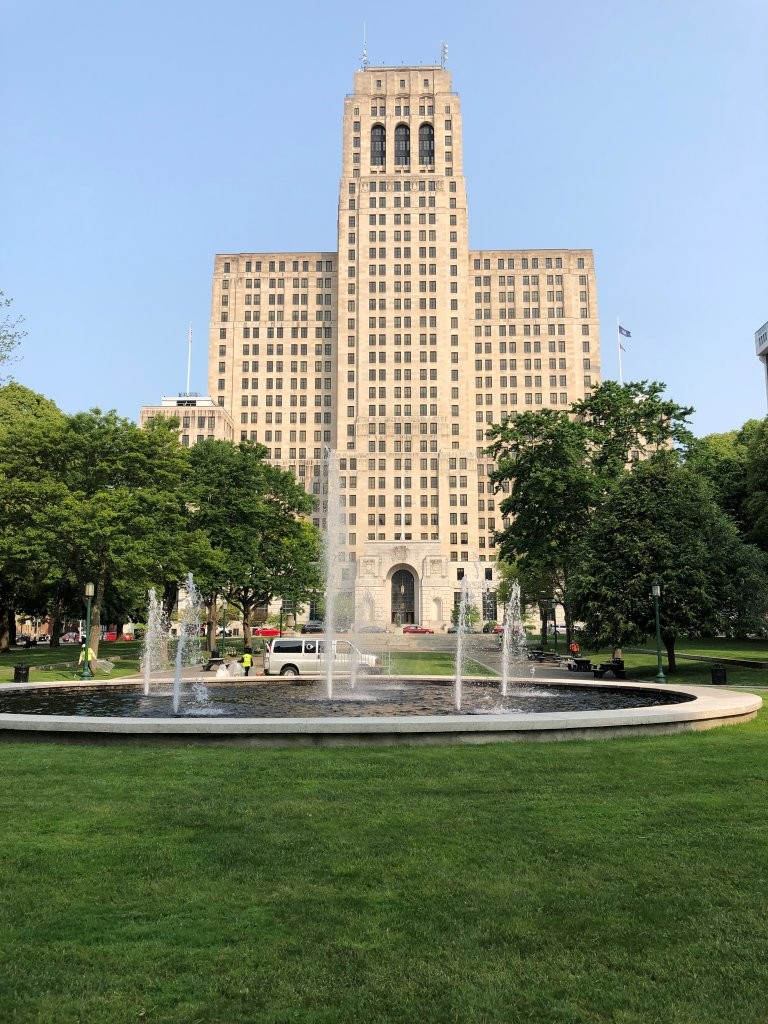 George Washington statue in Albany, New York