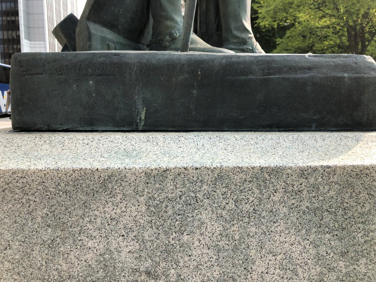 George Washington sculpture in Albany, New York