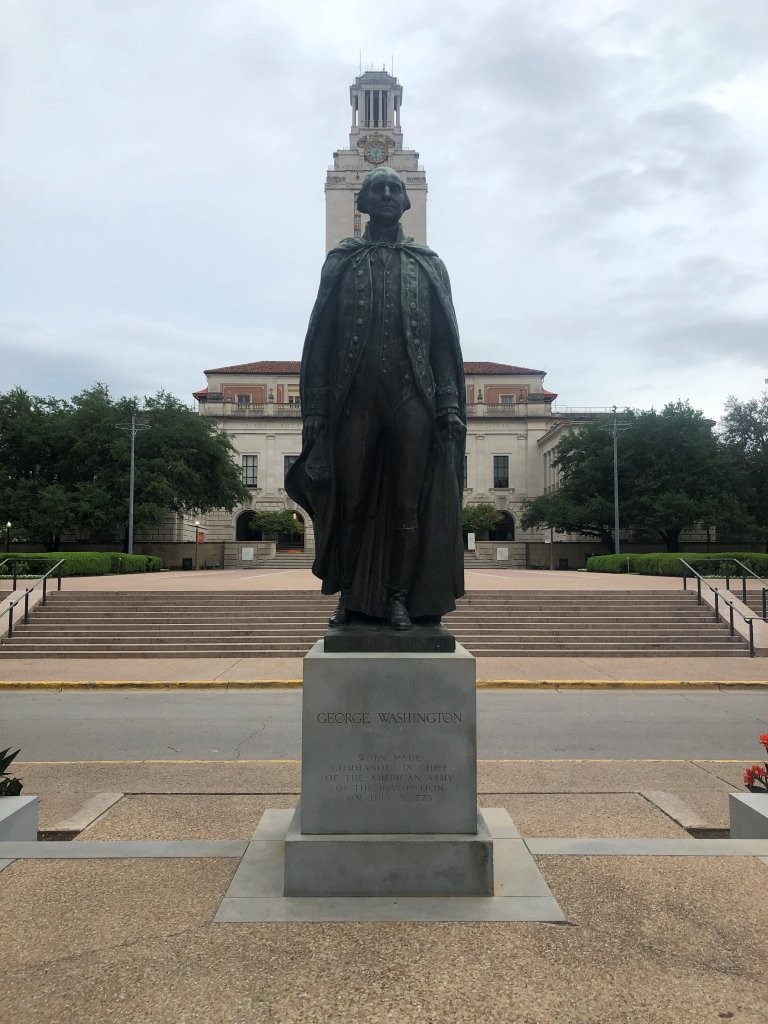 George Washington Statue at the University of Texas
