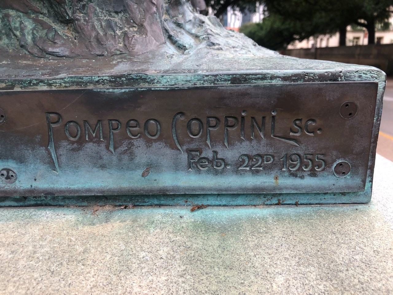 George Washington monument in Austin, Texas