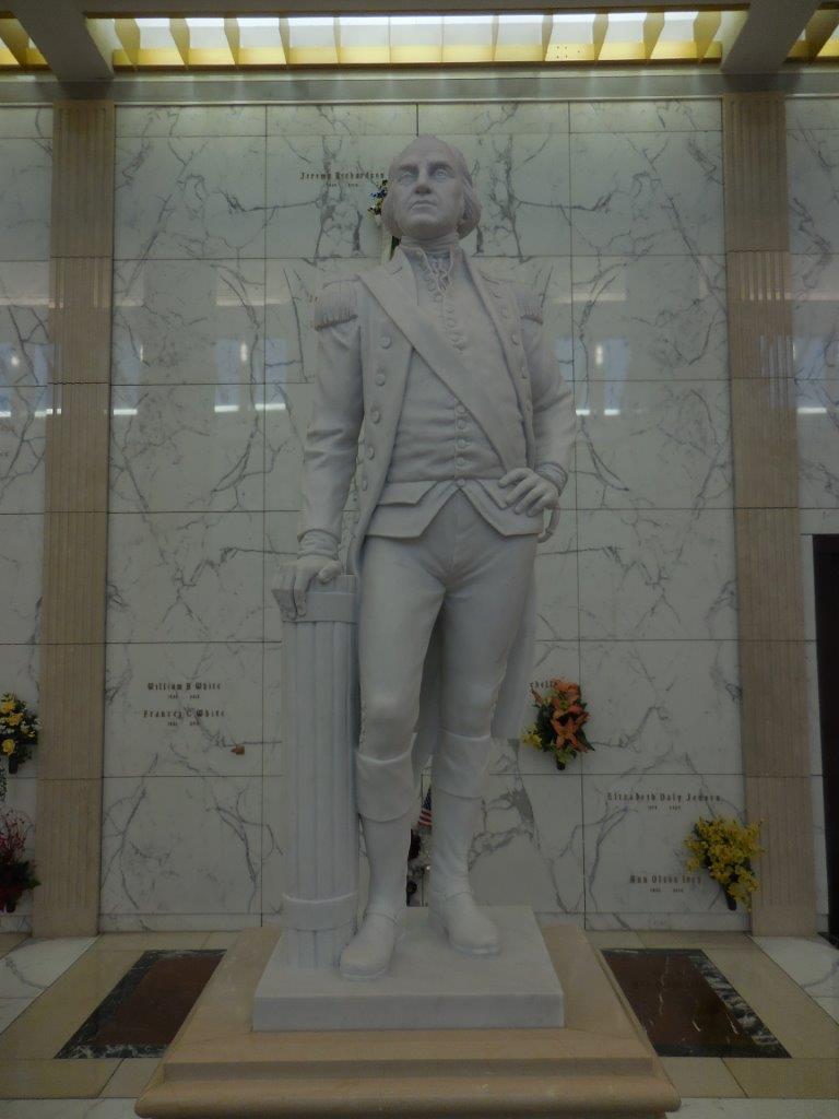 George Washington mausoleum statue in ft worth texas