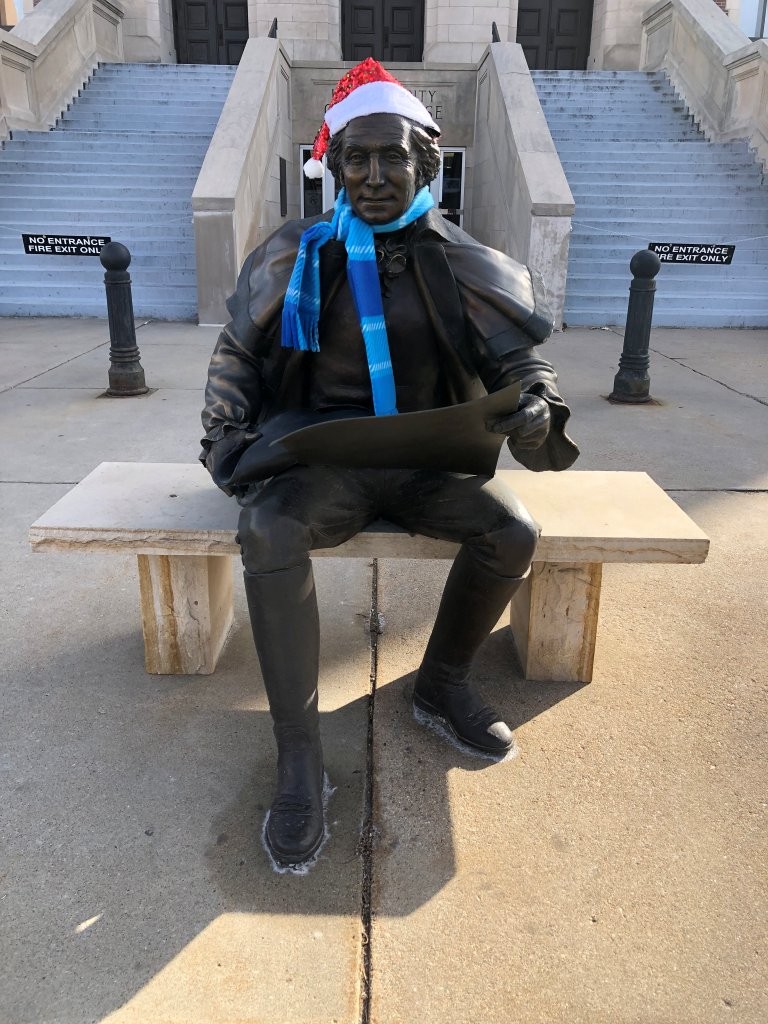 George Washington statue in Grand Island, Nebraska