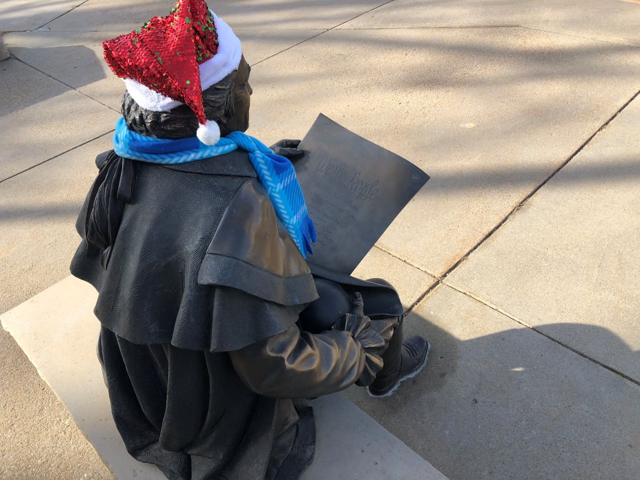 George Washington memorial at the Hall County Courthouse in Grand Island, Nebraska