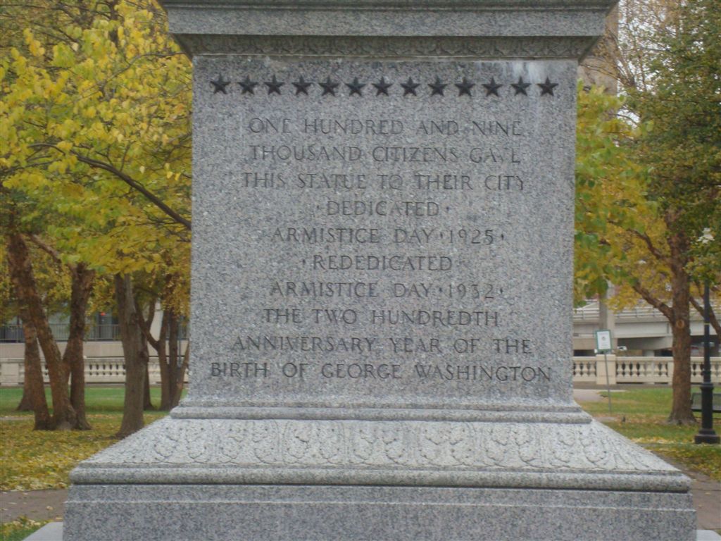 George Washington statue in Kansas City