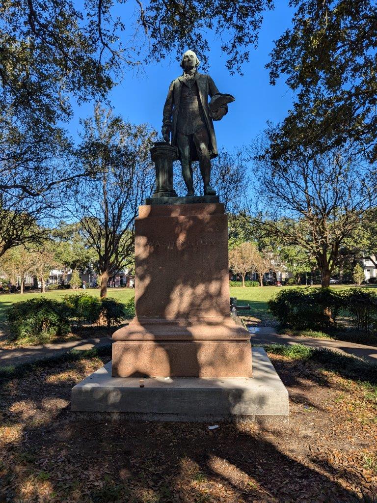 George Washington statue in New Orleans