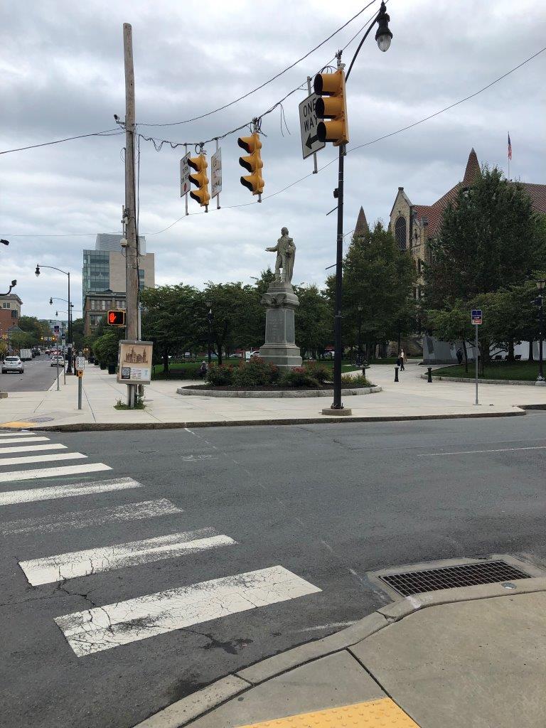 photo of George Washington statue in Scranton, PA