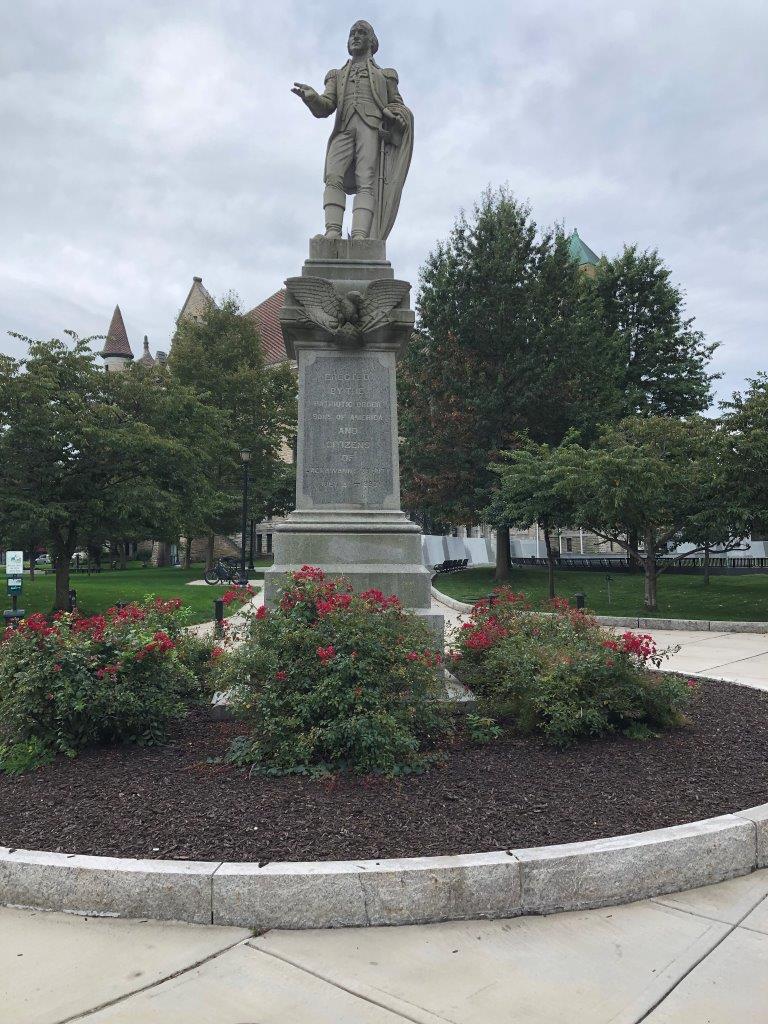 photo of George Washington statue in Scranton, PA