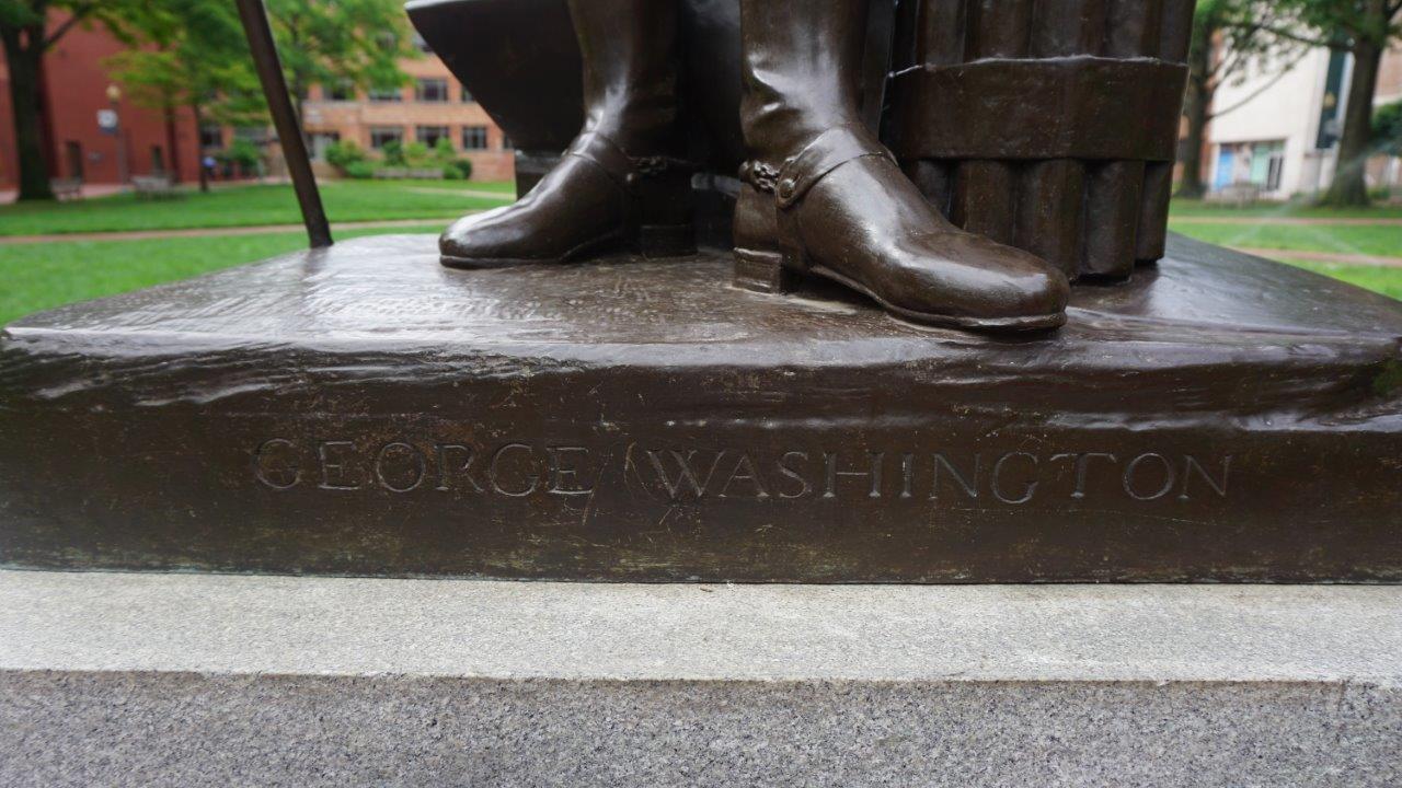 George Washington statue at George Washington University in DC