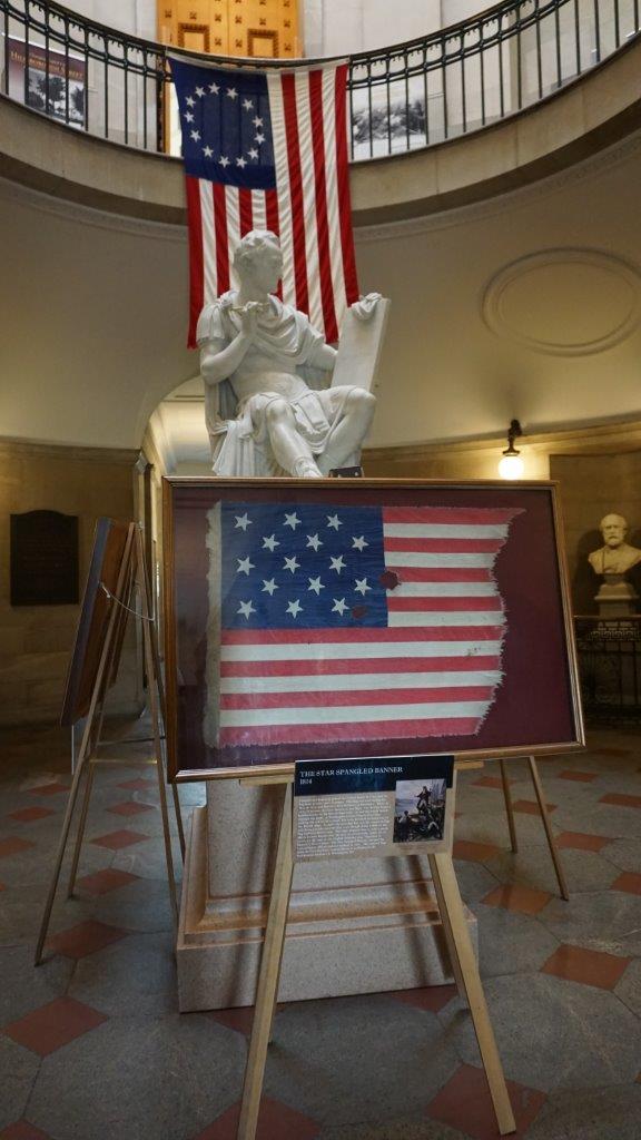 George Washington statue inside the North Carolina Capitol