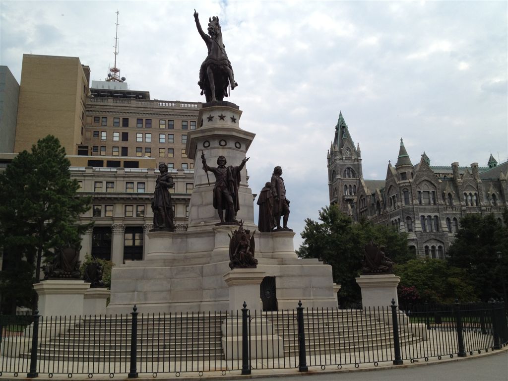 George Washington monument at Virginia Capitol