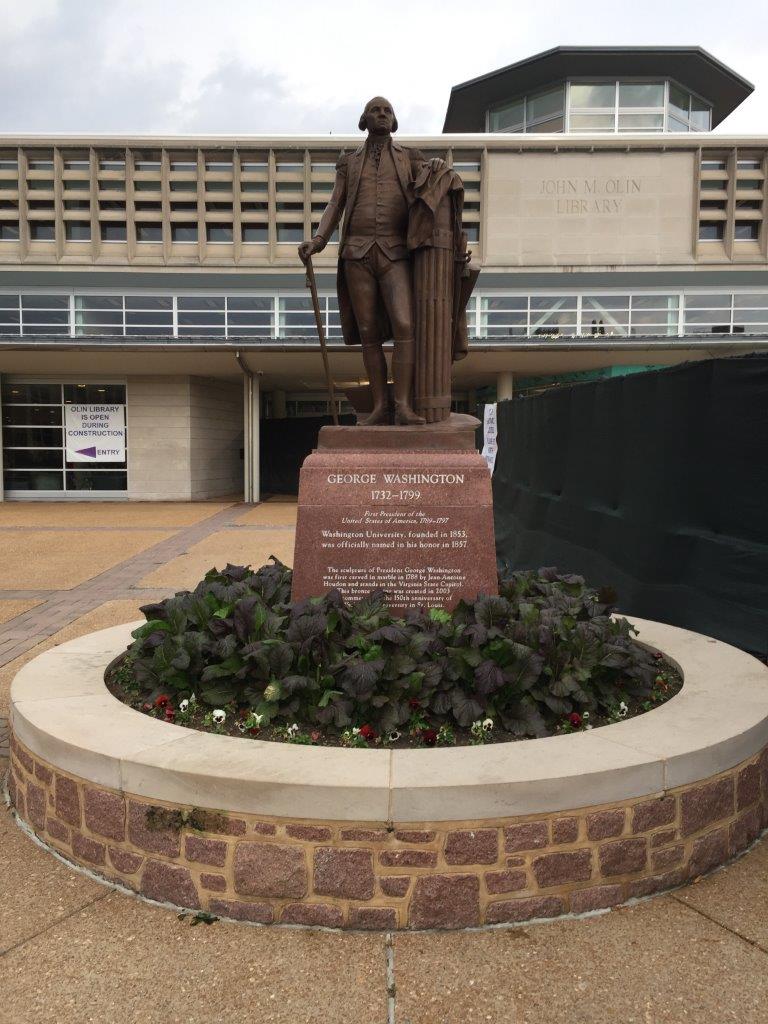 George Washington statue at Washington University in St. Louis