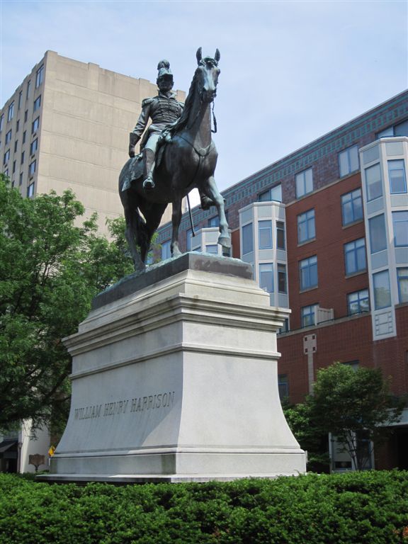 William Henry Harrison statue in Cincinnati