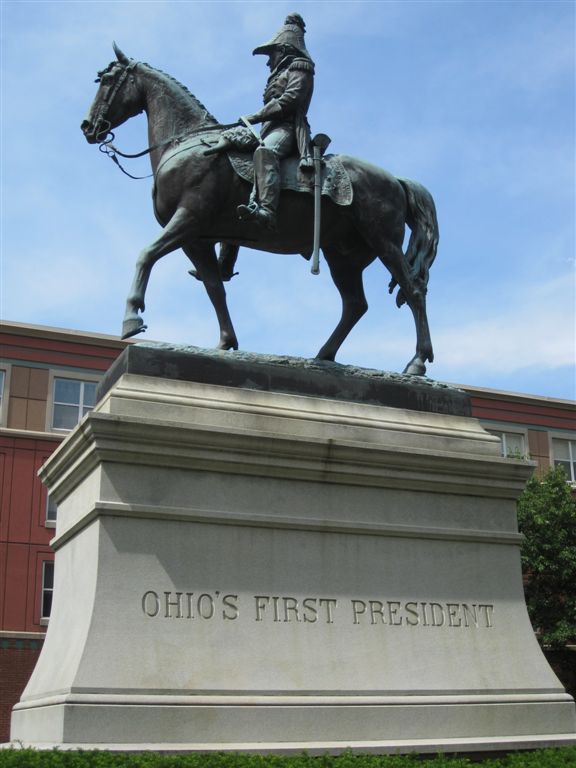 William Henry Harrison statue in Cincinnati