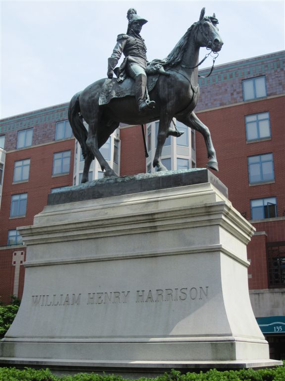 William Henry Harrison statue in Cincinnati