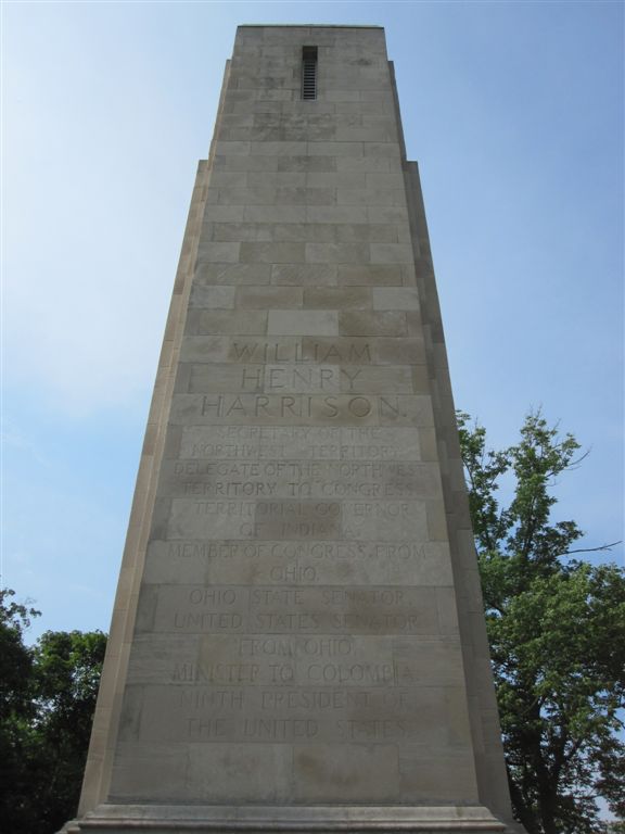 William Henry Harrison grave marker